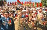 Праздничное шествие ветеранов
