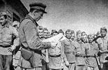 Армянская 408-ая стрелковая дивизия. Выступление комиссара саперного батальона перед отбытием на фронт, 1942 г.